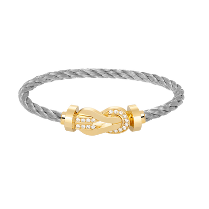 [Everoly JW]CHANCE GROSSES 8-FACH-SCHNALLE HALBDIAMANTARMBAND GOLD