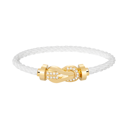 [Everoly JW]CHANCE GROSSES 8-FACH-SCHNALLE HALBDIAMANTARMBAND GOLD