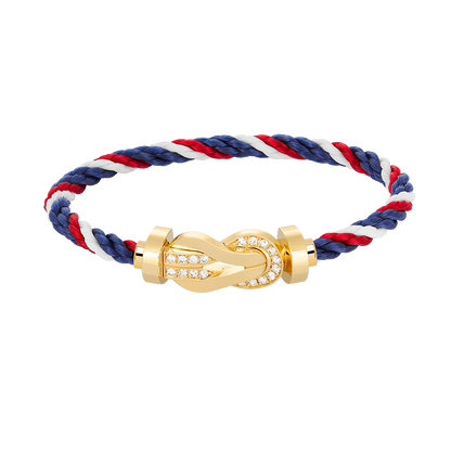 [Everoly JW]CHANCE GROSSES 8-FACH-SCHNALLE HALBDIAMANTARMBAND GOLD