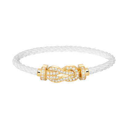 [Everoly JW]CHANCE GROSSES 8-FACH-SCHNALLE VOLLDIAMANT-ARMBAND GOLD