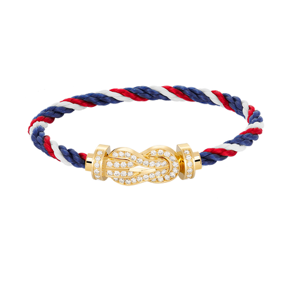 [Everoly JW]CHANCE GROSSES 8-FACH-SCHNALLE VOLLDIAMANT-ARMBAND GOLD