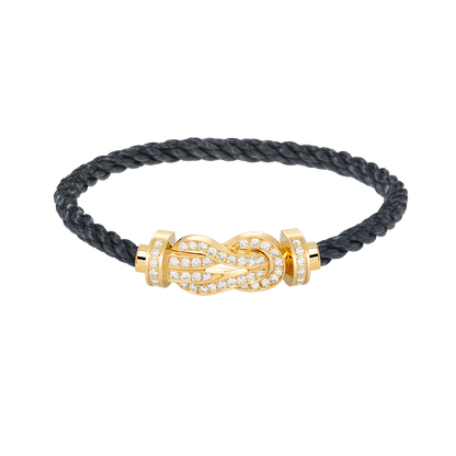 [Everoly JW]CHANCE GROSSES 8-FACH-SCHNALLE VOLLDIAMANT-ARMBAND GOLD