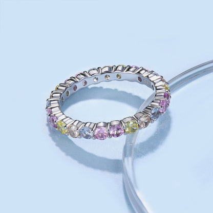[Everoly JW]Dazzling Resplendent Round Cut Party Ring