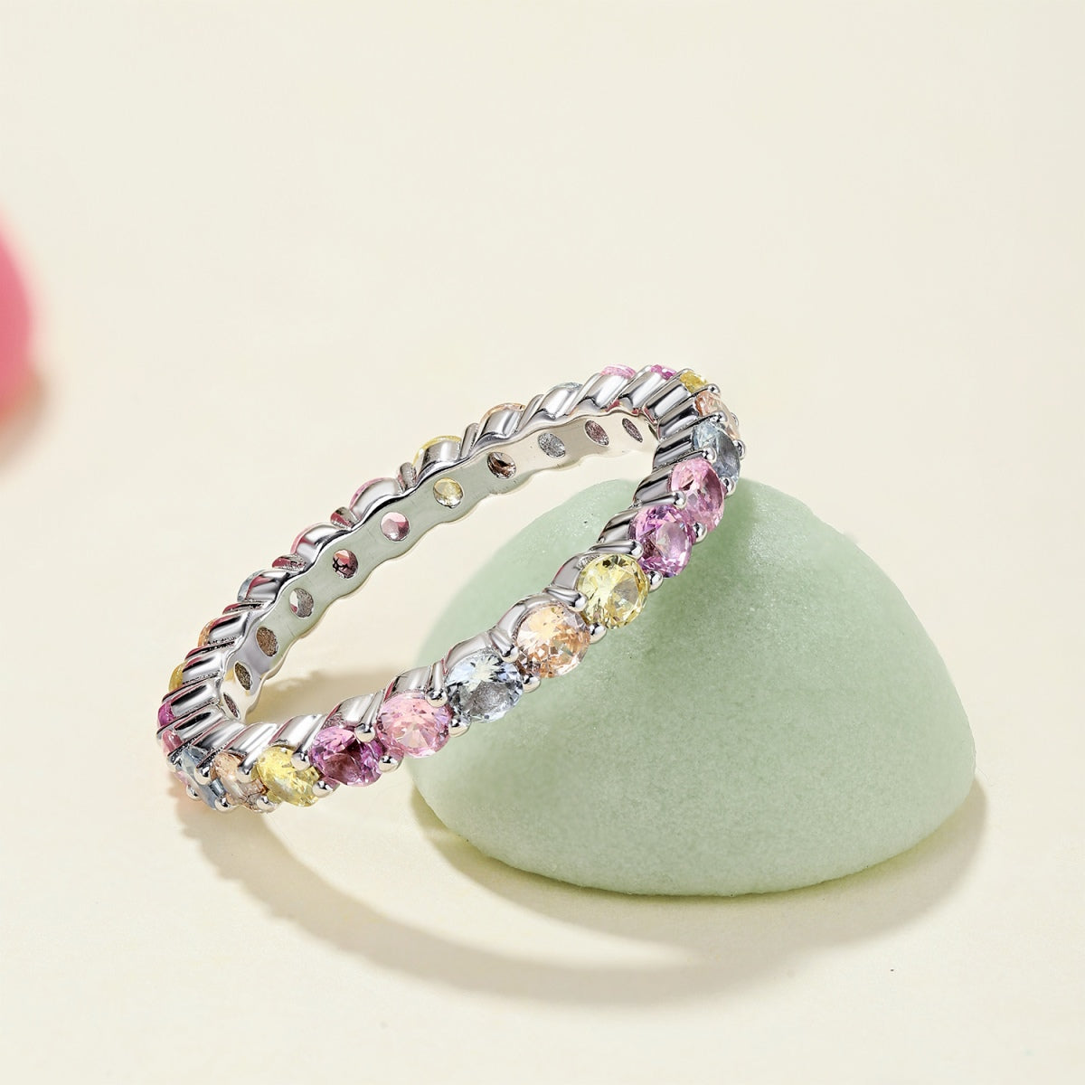 [Everoly JW]Dazzling Resplendent Round Cut Party Ring