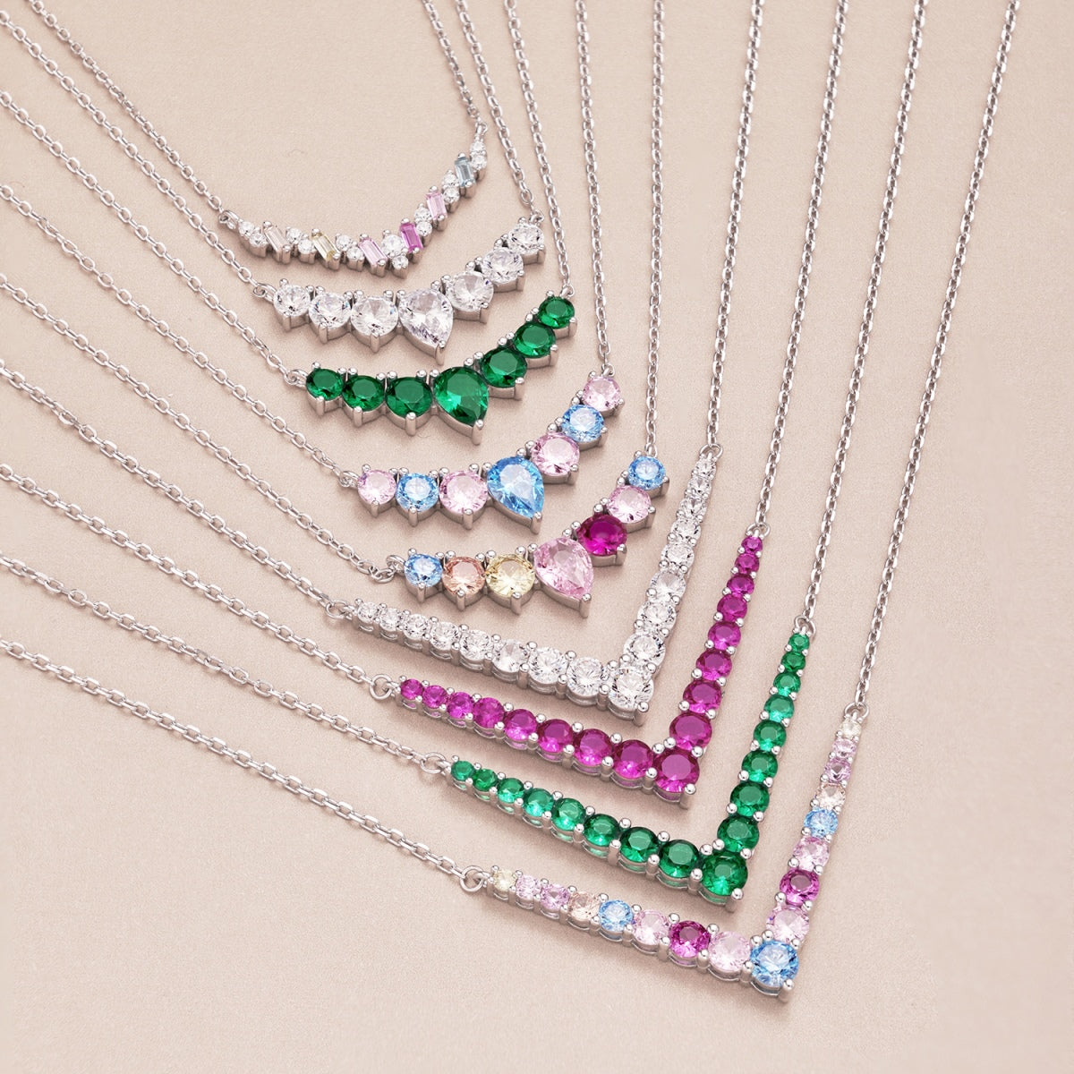 [Everoly JW]Ornate Round Cut Necklace