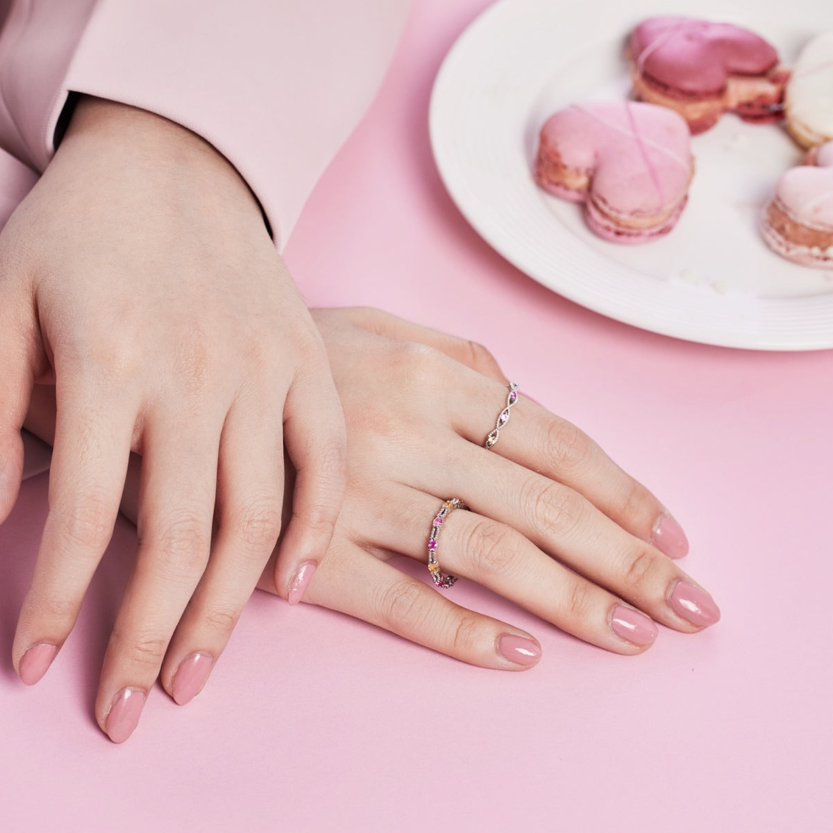 [Everoly JW]Elegant Energetic Round Cut Daily Ring