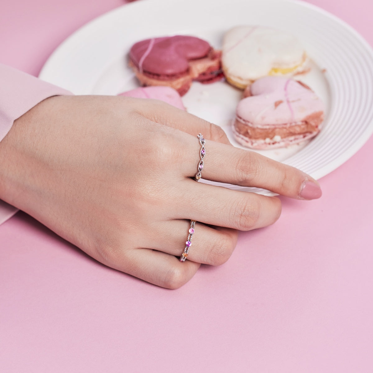 [Everoly JW]Elegant Energetic Round Cut Daily Ring