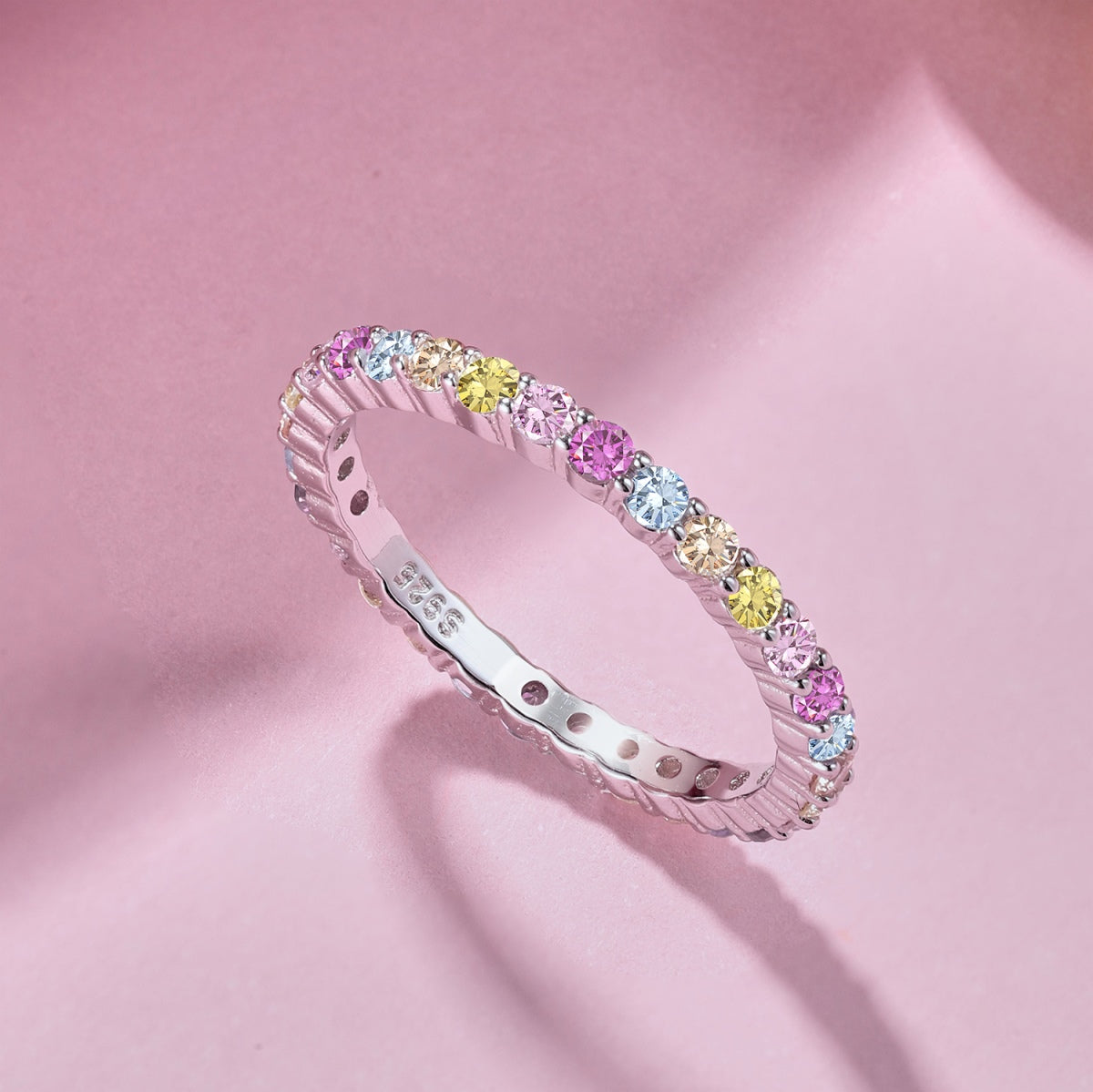 [Everoly JW]Elegant Vivid Round Cut Daily Ring