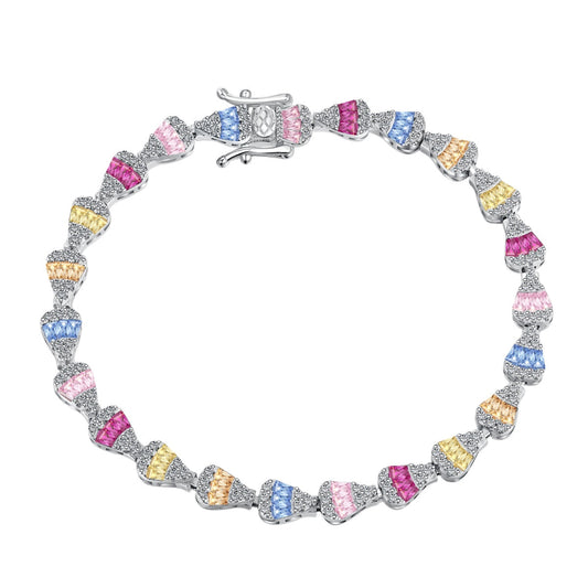 [Everoly JW]Radiant Water Drop Shape Daily Bracelet
