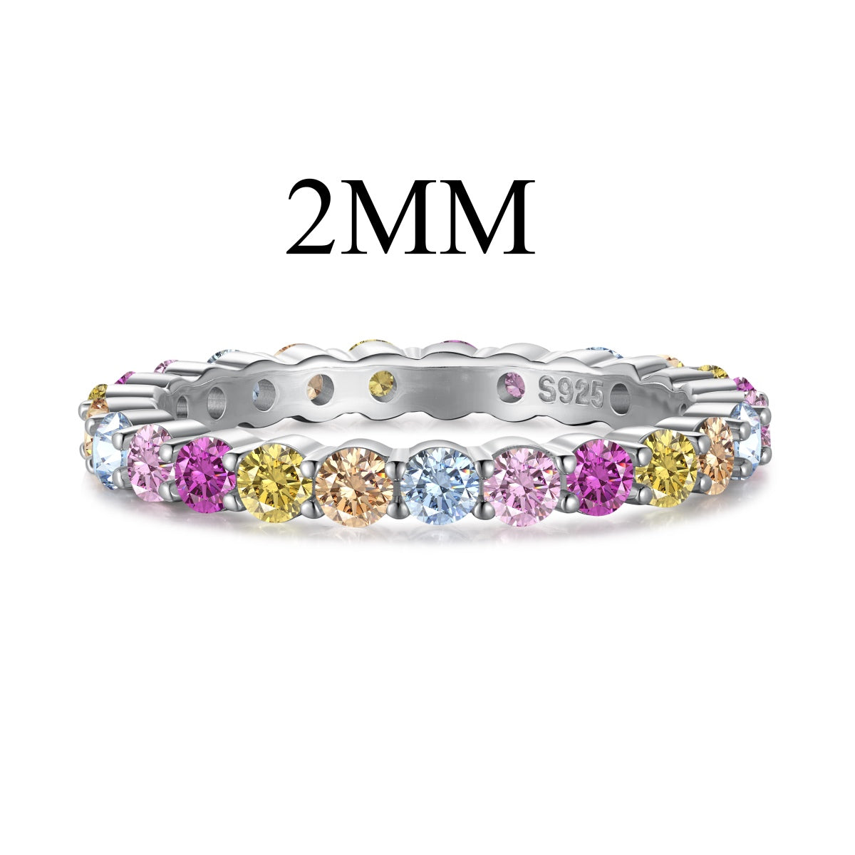 [Everoly JW]Elegant Vivid Round Cut Daily Ring