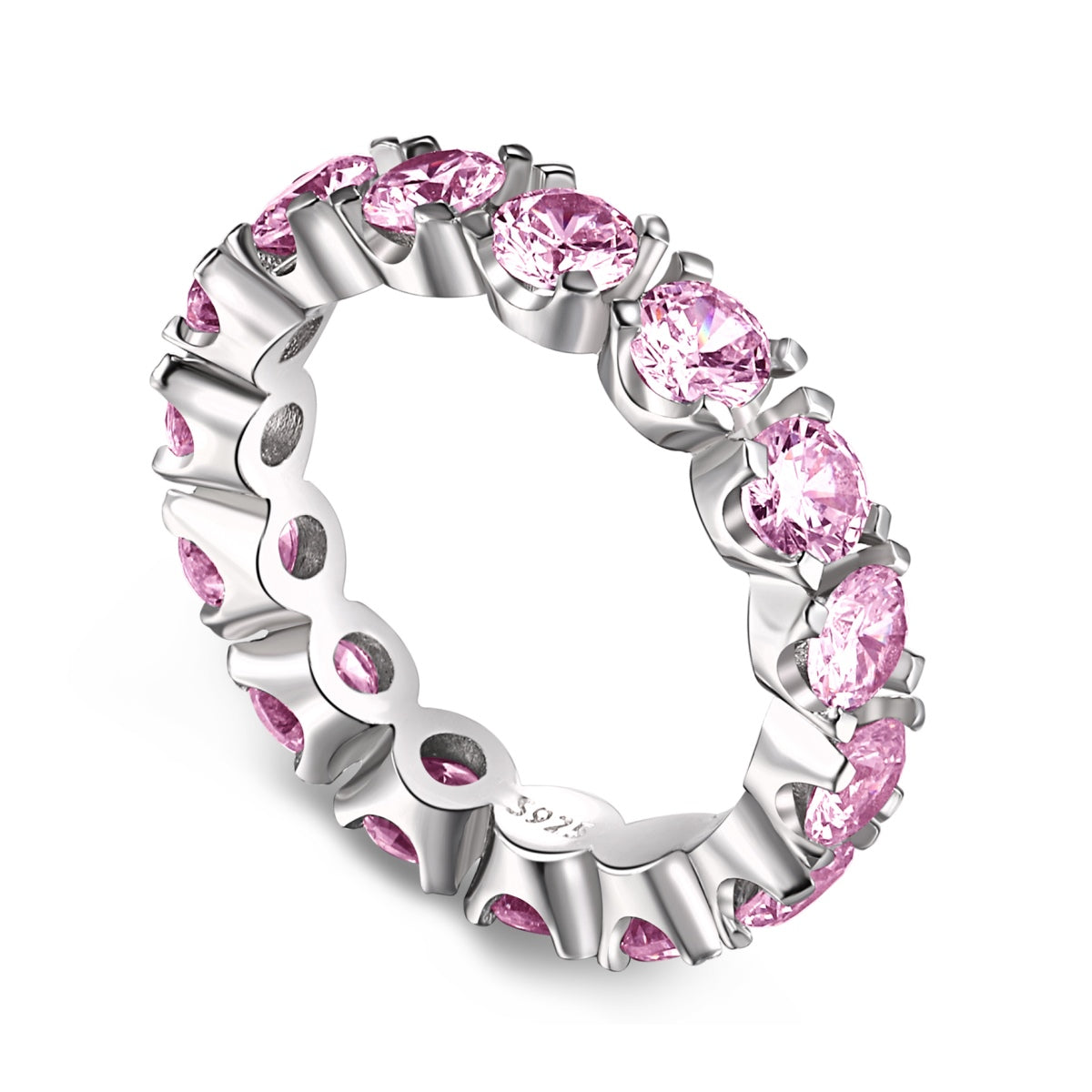 [Everoly JW]Eternity Round Cut Tennis Ring