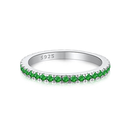 [Everoly JW]Delicate Sparkling Round Cut Daily Ring