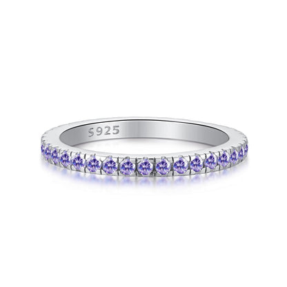 [Everoly JW]Delicate Sparkling Round Cut Daily Ring