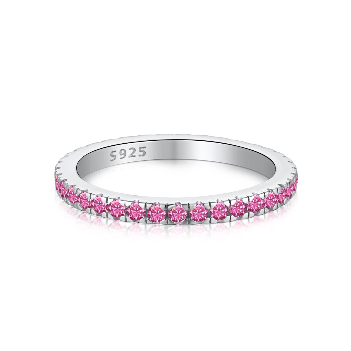 [Everoly JW]Delicate Sparkling Round Cut Daily Ring