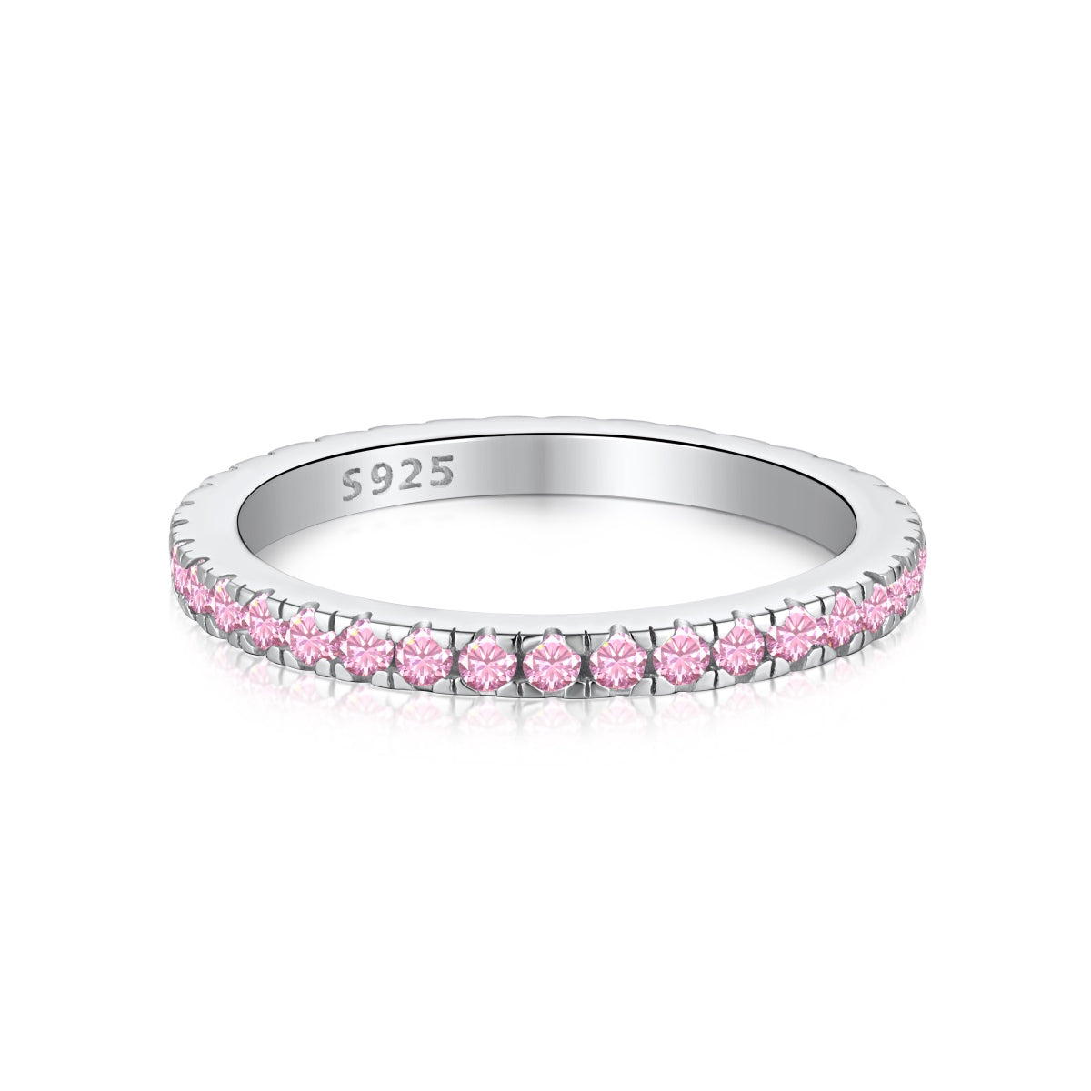 [Everoly JW]Delicate Sparkling Round Cut Daily Ring