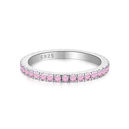 [Everoly JW]Delicate Sparkling Round Cut Daily Ring