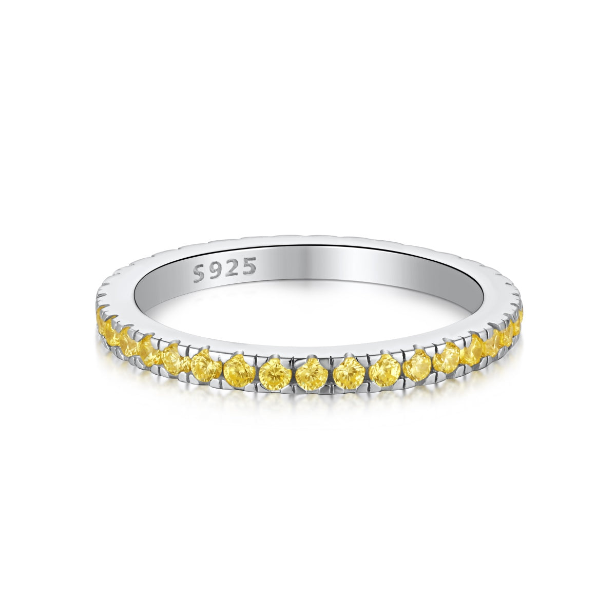 [Everoly JW]Delicate Sparkling Round Cut Daily Ring