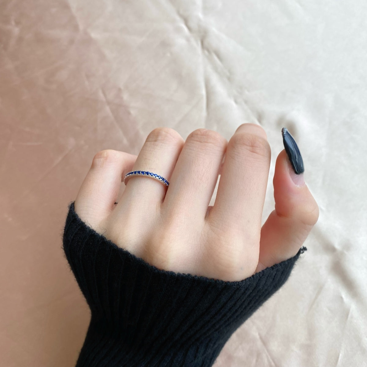 [Everoly JW]Delicate Sparkling Round Cut Daily Ring