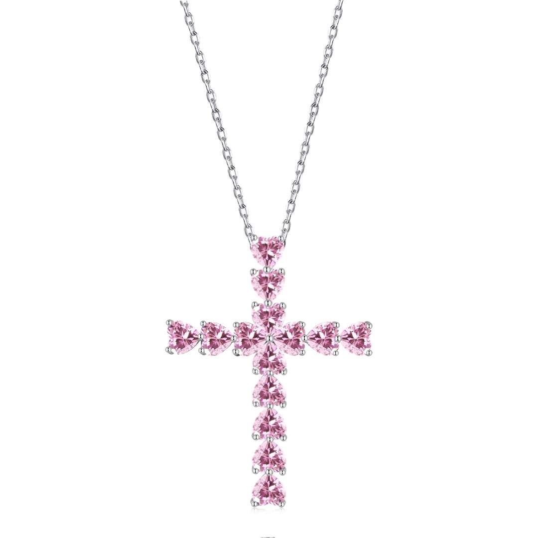 [Everoly JW]Radiant Cross Shape Necklace