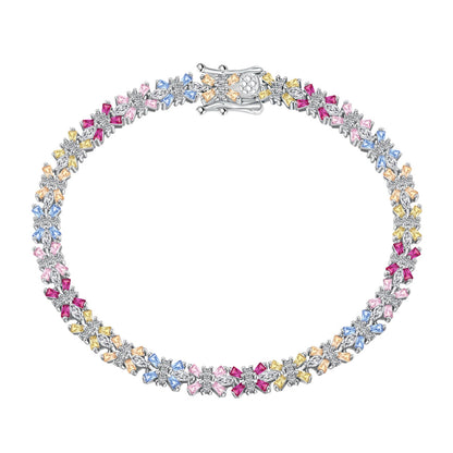 [Everoly JW]Radiant Colorful Emerald Cut Party Bracelet