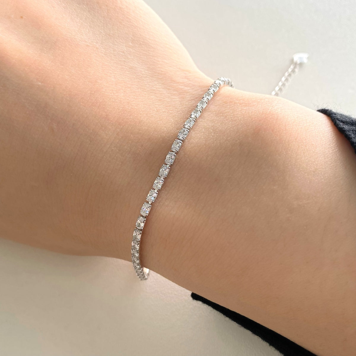 [Everoly JW]Elegant Emerald Cut Daily Bracelet