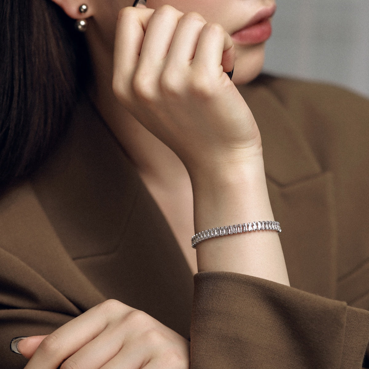 [Everoly JW]Exquisite Emerald Cut Daily Bracelet