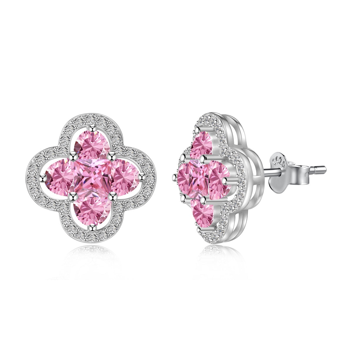 [Everoly JW]Lucky Four-Leaf Clover Exquisite Earrings