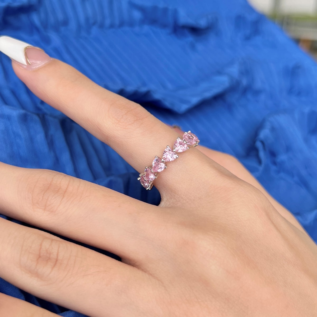 [Everoly JW]0.25 Carat Radiant Romance Heart Cut Lover Ring