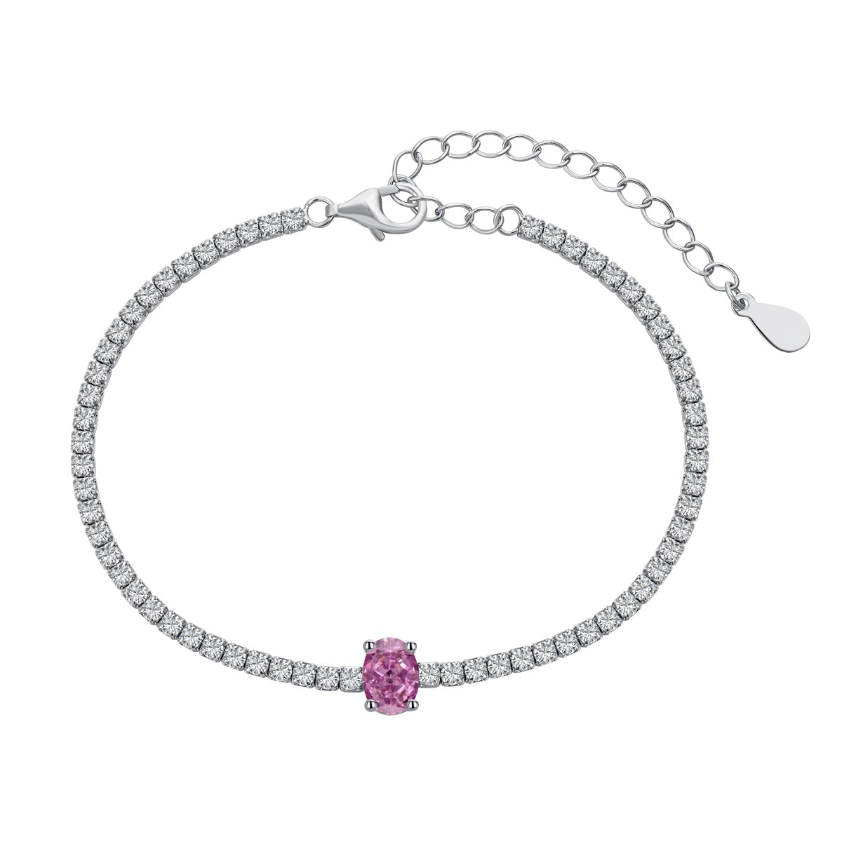 [Everoly JW]0.75 Carat Exquisite Oval Cut Daily Bracelet