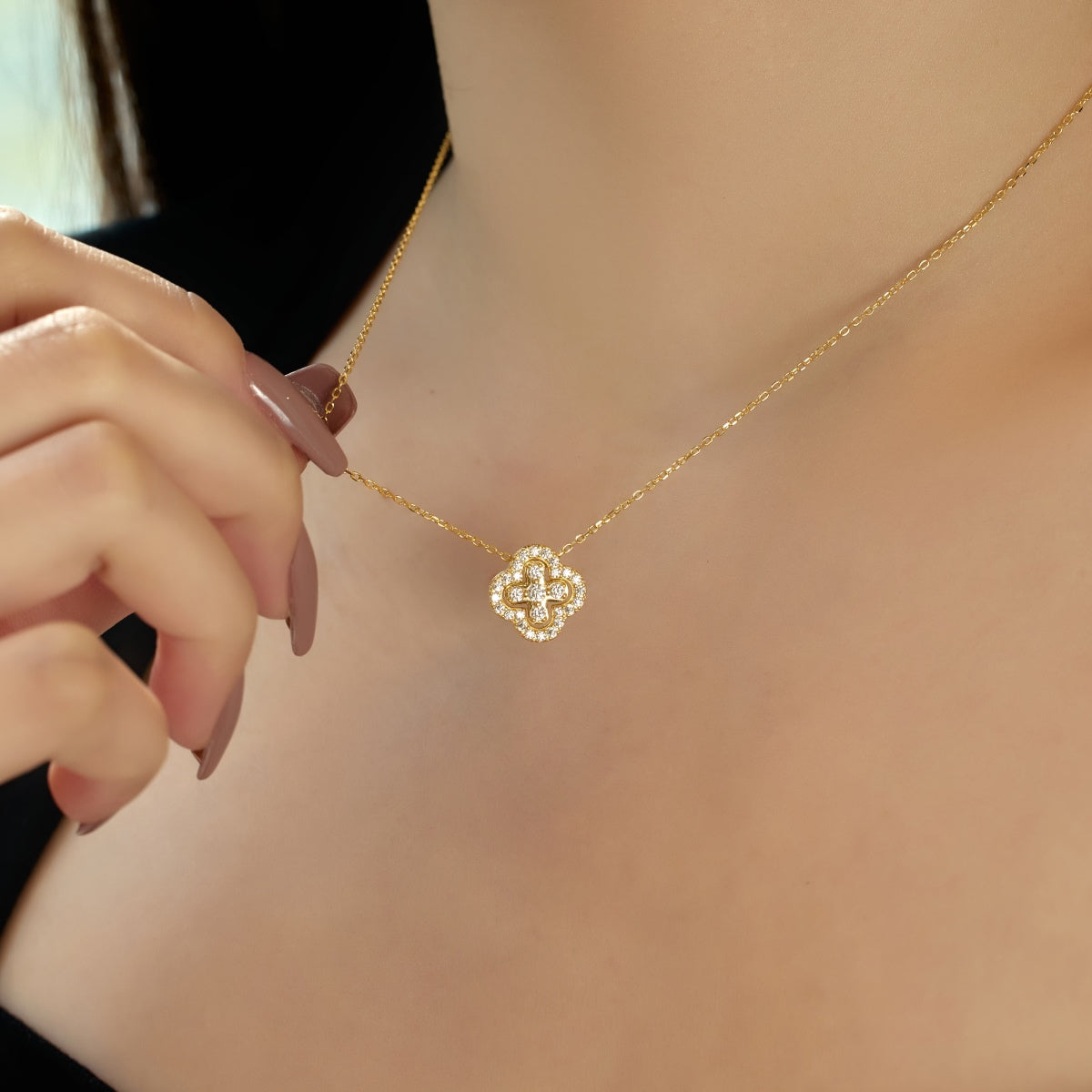 [Everoly JW]Four-Leaf Clover Various DIY Wearable Necklaces