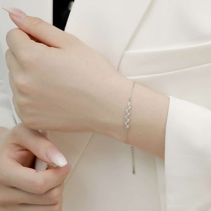 [Everoly JW]Elegant Wheat Leaves Shape Bracelet