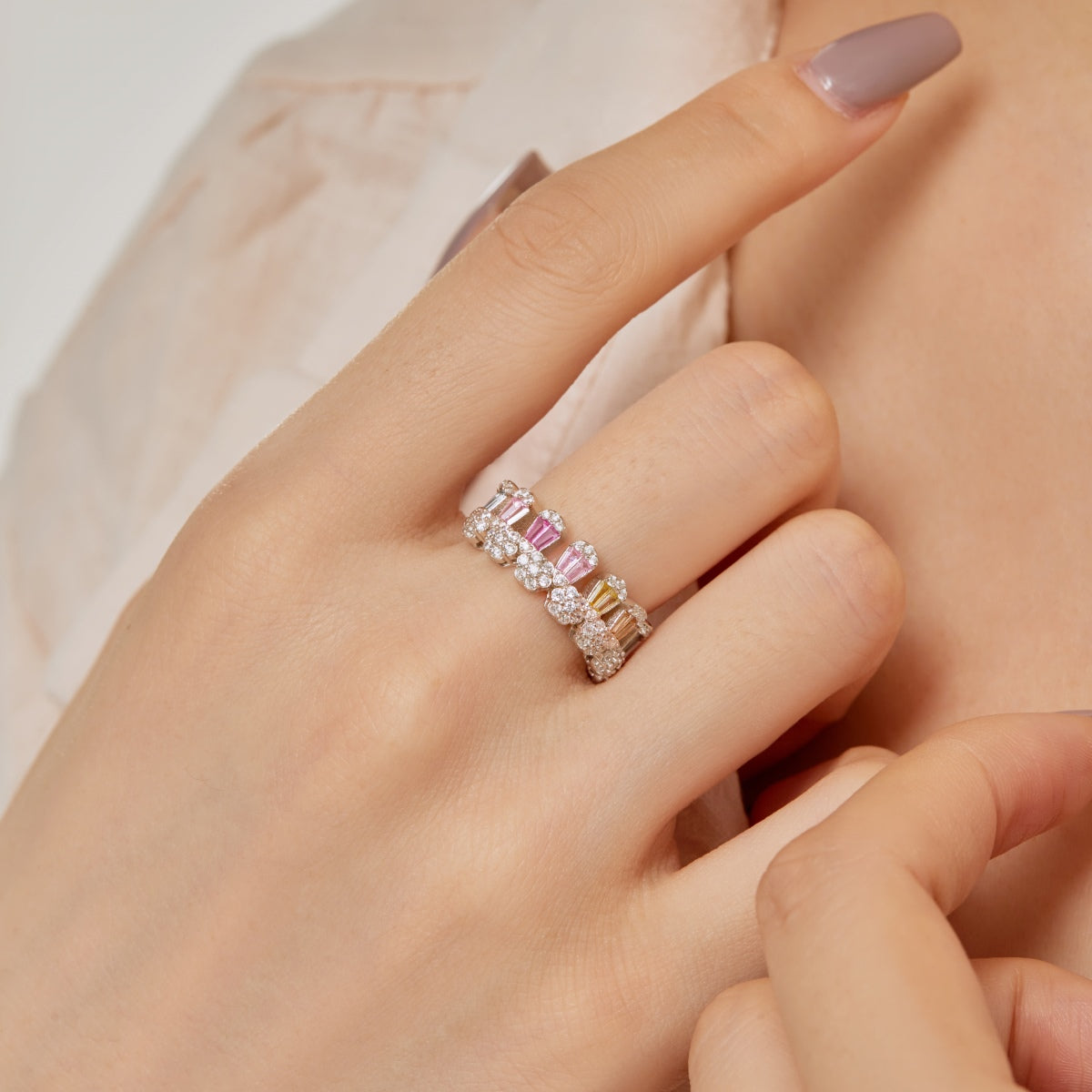 [Everoly JW]Gorgeous Radiant Cut Daily Ring
