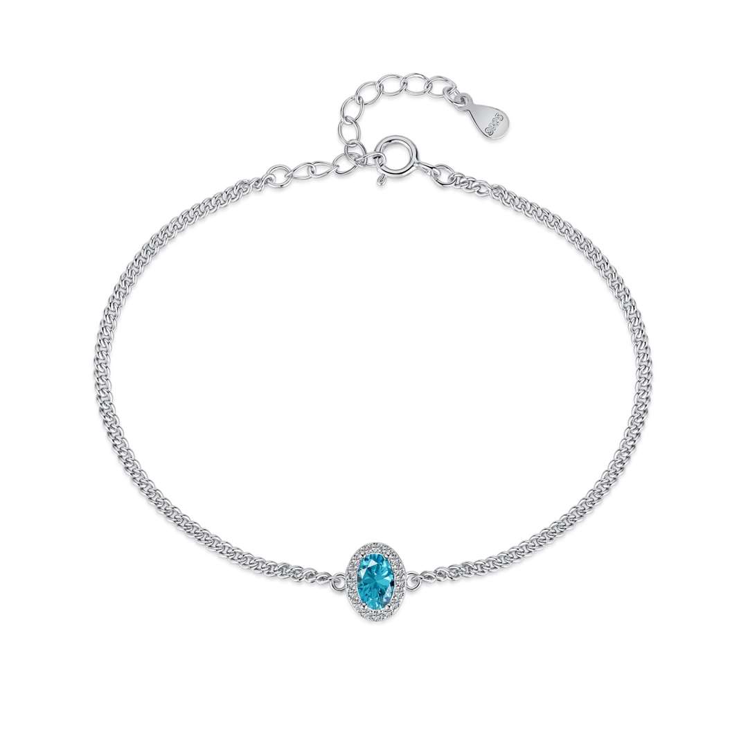 [Everoly JW]Exquisite Oval Shape Bracelet