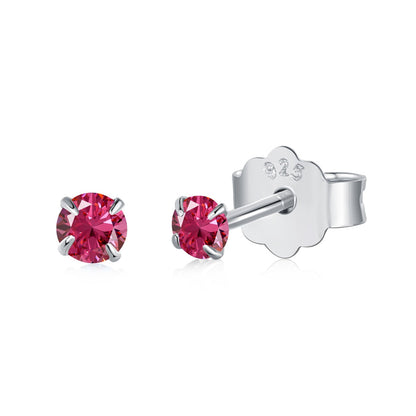 [Everoly JW]Delicate Solitaire Earrings