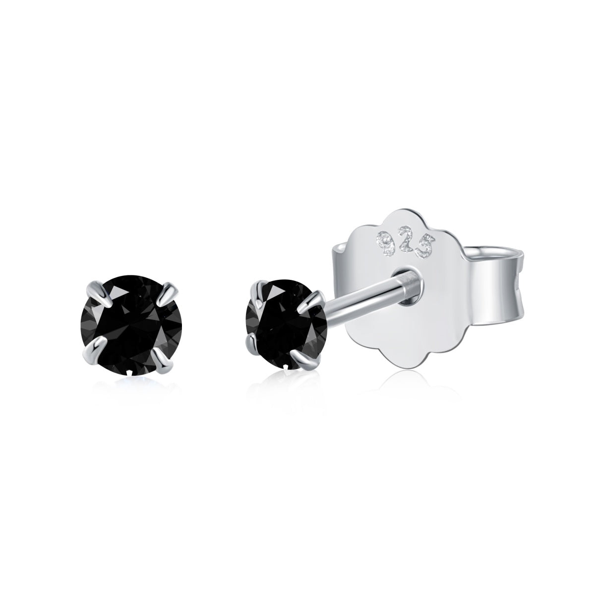 [Everoly JW]Delicate Solitaire Earrings