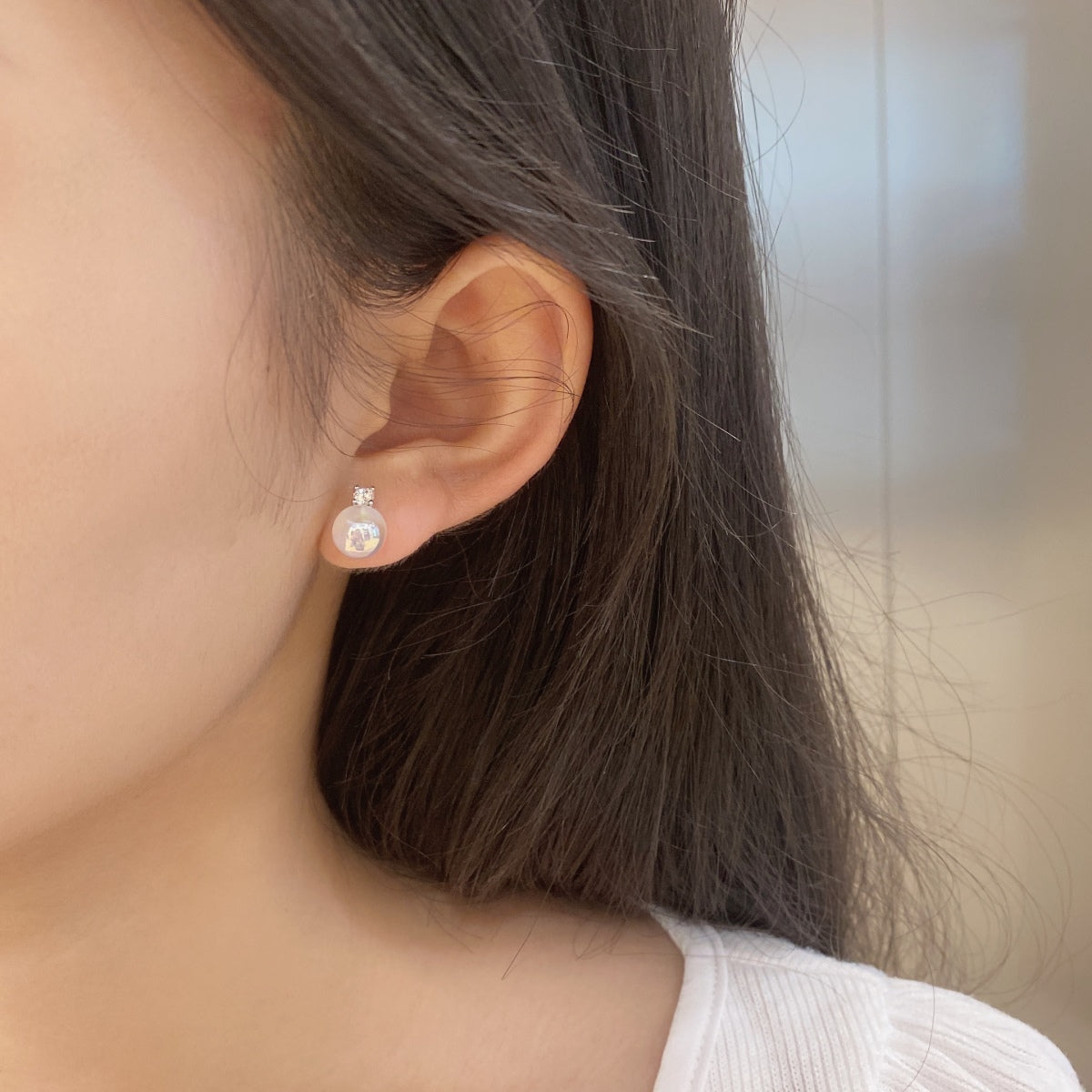 [Everoly JW]Symphony Mermaid Pearl Earrings