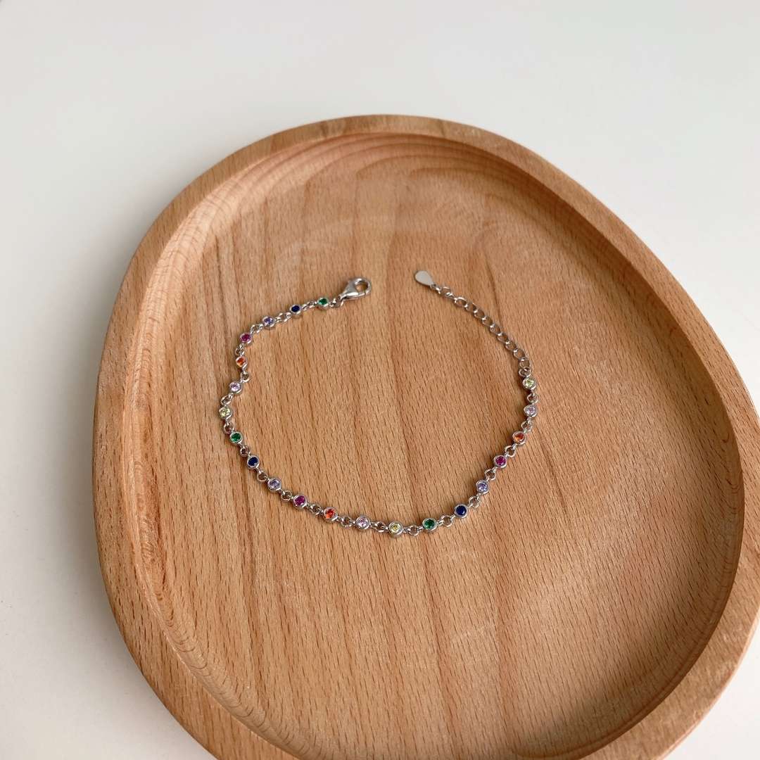 [Everoly JW]Colorful Bead Array Bracelet