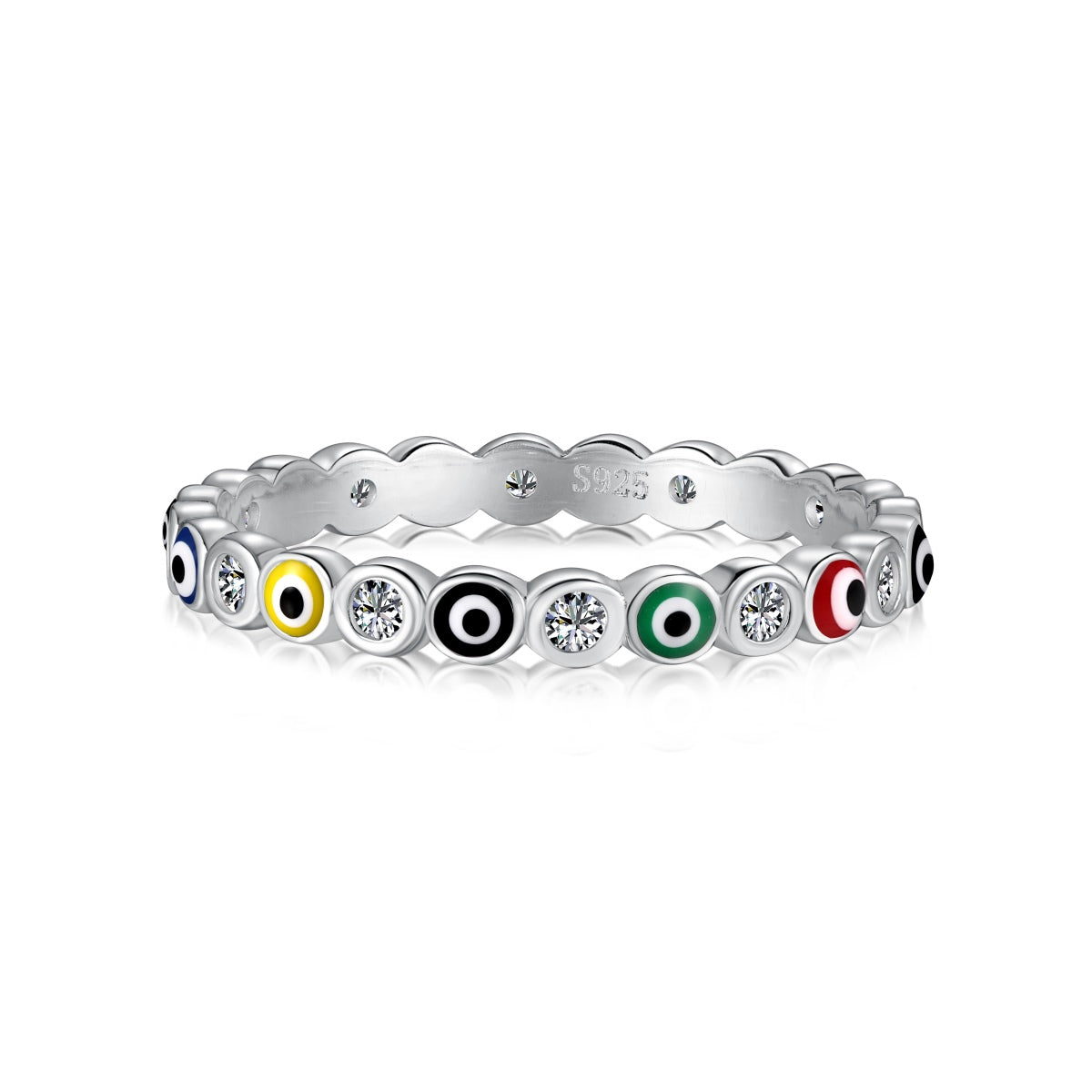 [Everoly JW]Sparkling Vibrant Round Shape Daily Ring