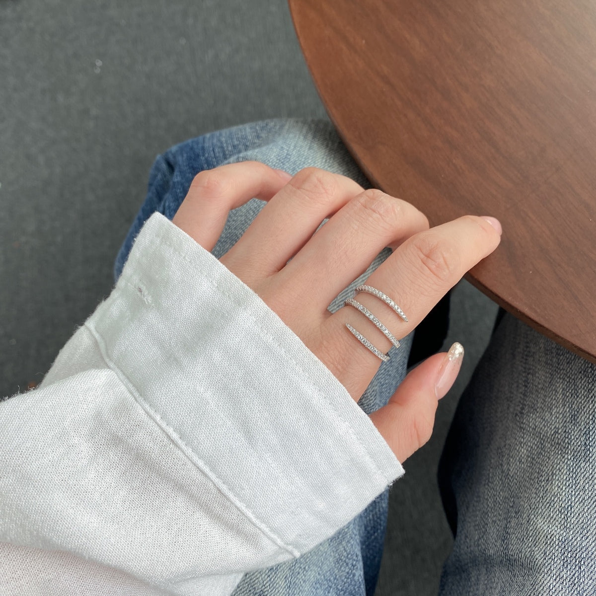 [Everoly JW]Unique Vibrant Entangle Daily Ring