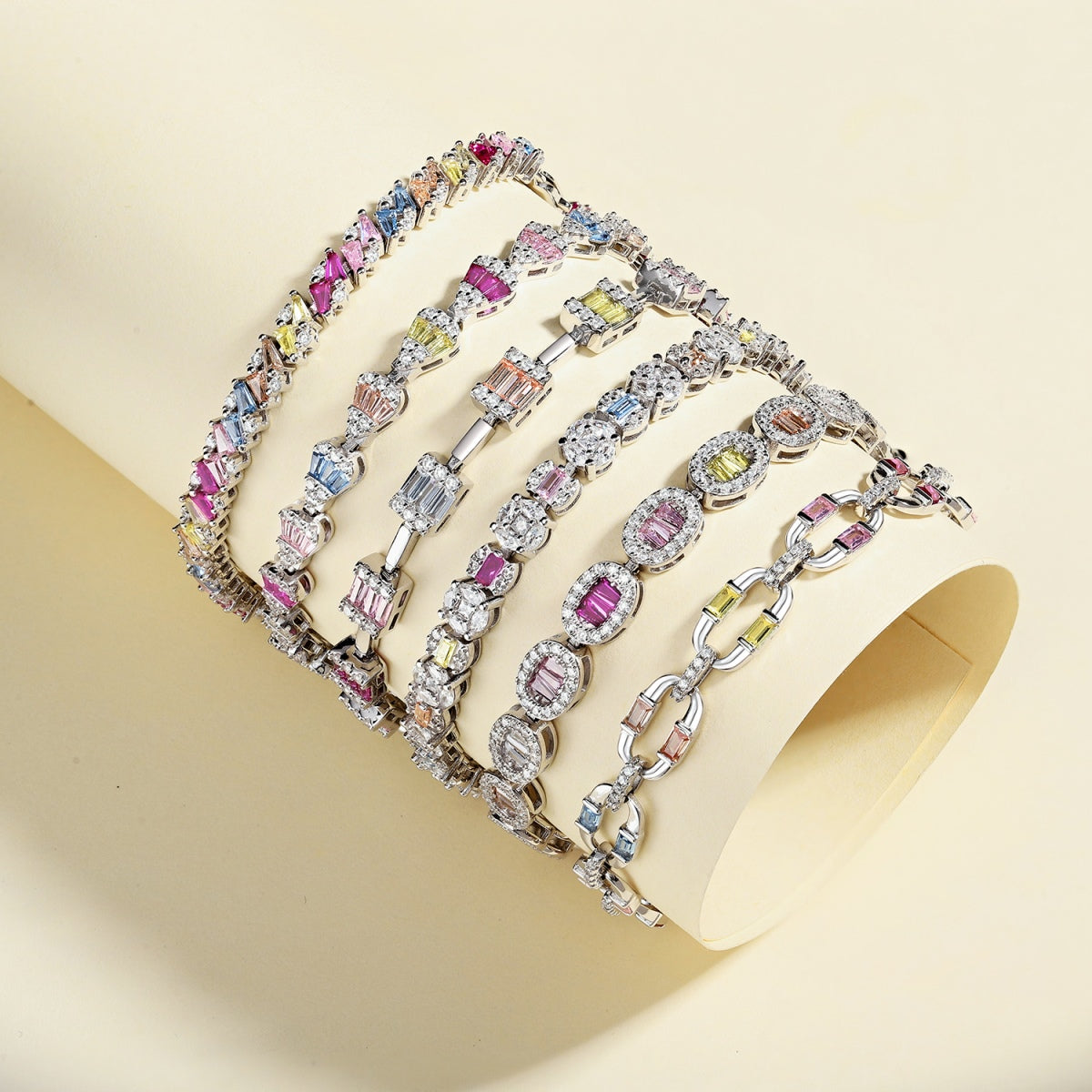 [Everoly JW]Dazzling Colorful Daily Bracelet