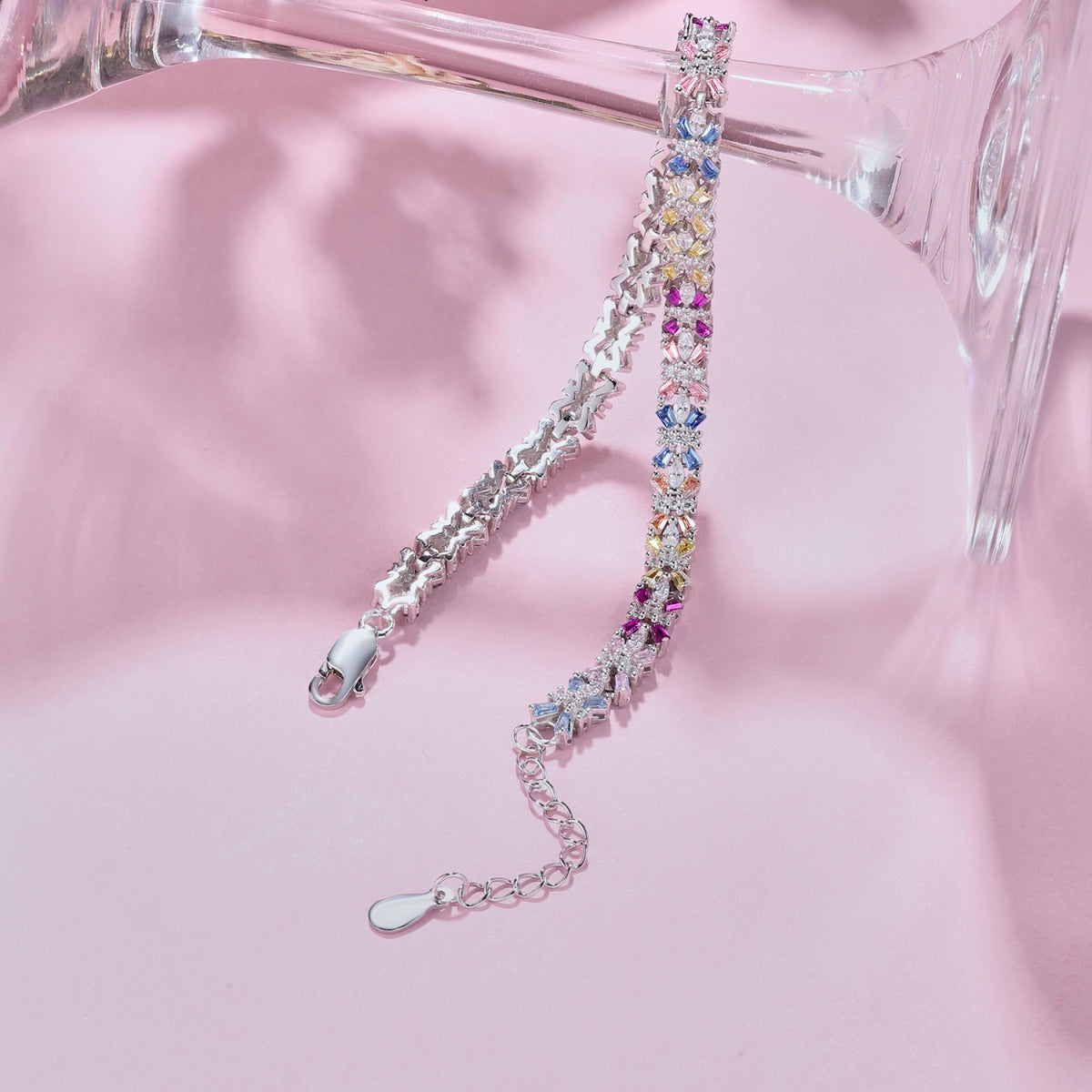 [Everoly JW]Radiant Colorful Emerald Cut Party Bracelet