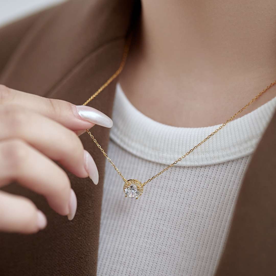 [Everoly JW]Luxurious Round Cut Necklace