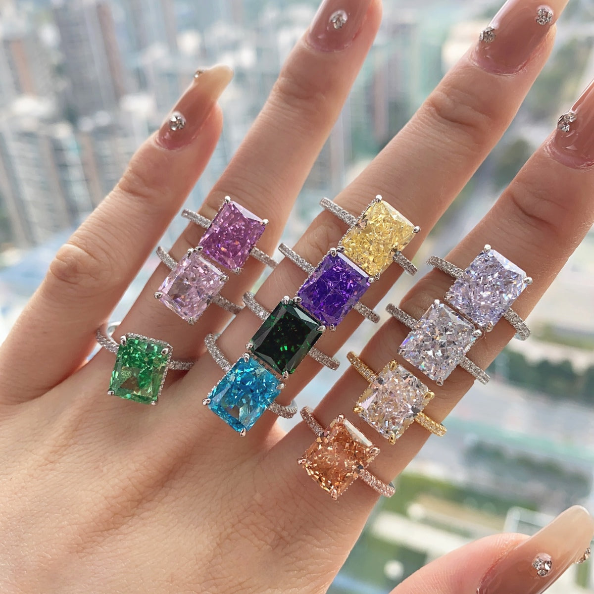 [Everoly JW]4.0 Carat Luxurious Engagement Ring