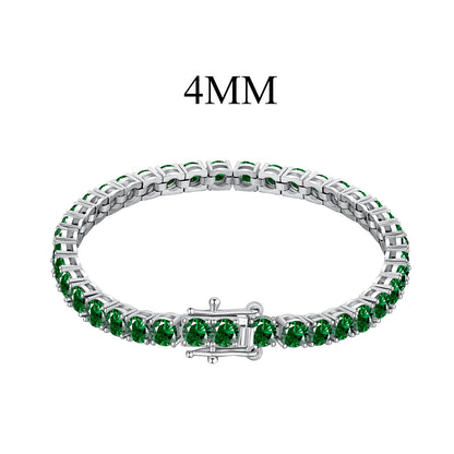 [Everoly JW]Radiant Colorful Round Cut Party Bracelet
