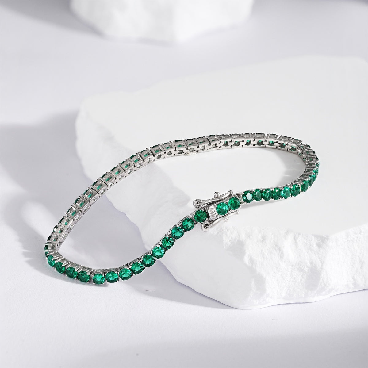 [Everoly JW]Radiant Colorful Round Cut Party Bracelet