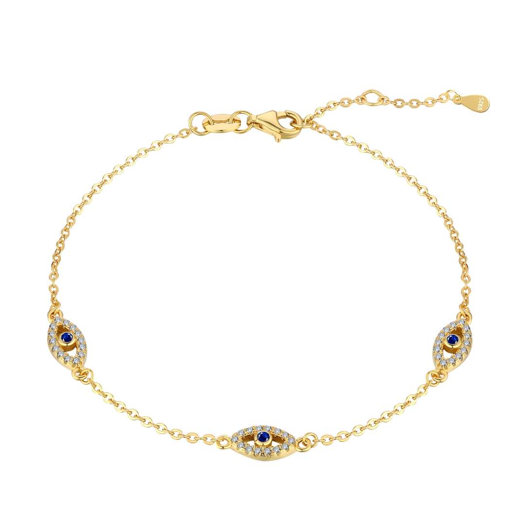 [Everoly JW]Evil Eye Shape Pendent Necklace