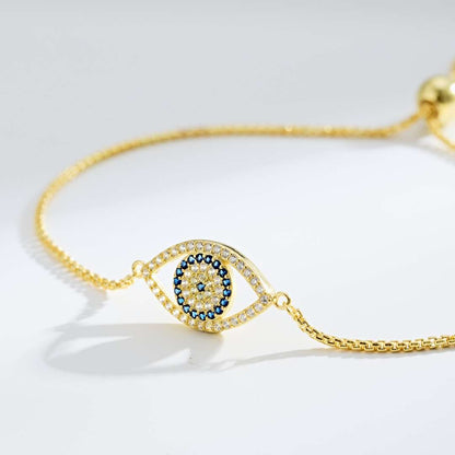 [Everoly JW]Dazzling Eye Shape Necklace