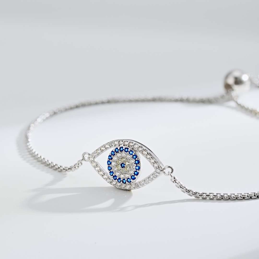 [Everoly JW]Dazzling Eye Shape Necklace