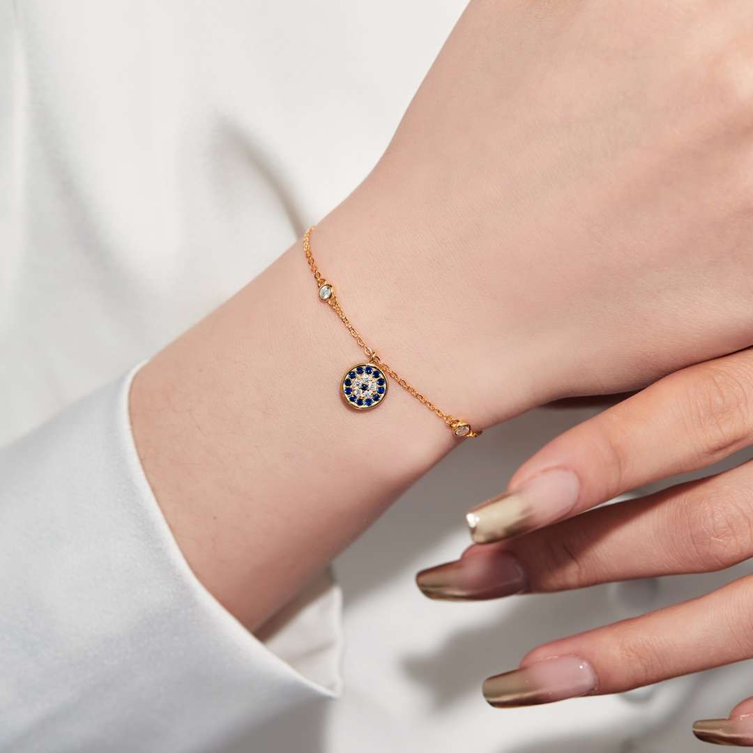 [Everoly JW]Devil's Eye Round Shape Bracelet