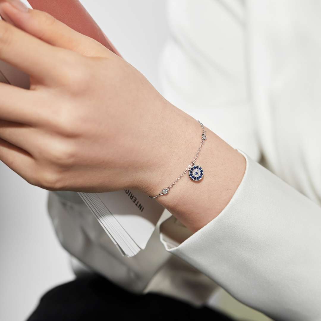 [Everoly JW]Devil's Eye Round Shape Bracelet